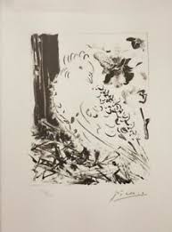 Il a peint, sculpté, découpé des papiers journaux en forme de personnages, modelé de la terre cuite, gravé, créé des. Pablo Picasso Lithographie Signiert Auf Dem Teller 800 Ej Ohne Rahmen 19 Ebay