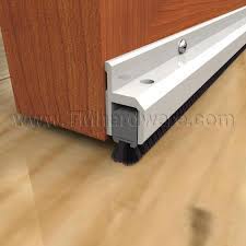 This sweep covers gaps up to 3/4 in. Zero 255 Door Sweep Adjustable Pile Seal Tmhardware Com