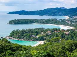 The beach there is long and gets quite quiet especially on the north end. Karon View Point Kata Noi Beach Kata Beach And Karon Beach Phuket Thailand Stock Photo Image Of Island Relax 122884514