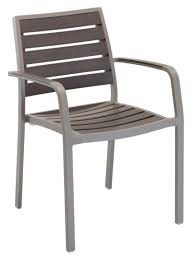 Modern, vintage, designer, skandinavisch, landhaus, retro New Synthetic Teak Outdoor Restaurant Furniture Now Available In Gray