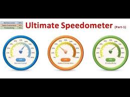 6 ultimate speedometer in excel part 1 youtube