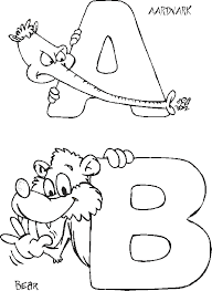 Coloring Pages for Kids: Animal Alphabet Coloring Pages for Kids