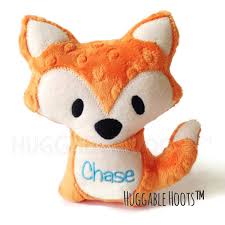Thehuggablehoots Fox Stuffed Animal Personalized Stuffed Animals Fox Plush