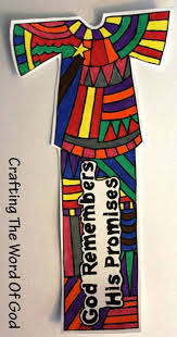 Watch the video below for instructions: Coat Of Many Colors Crafting The Word Of God