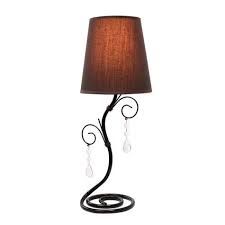 Simple Designs Twisted Vine Table Lamp With Fabric Shade Shopko Black Table Lamps Fabric Shades Stylish Table Lamps