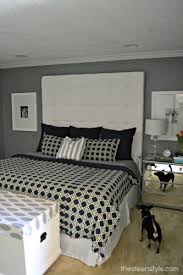 Beautiful upholstered headboard and nailhead trim tutorial. Diy Tall Tufted Headboard Favorite Tut On This So Far Diy Headboard Upholstered Diy Tufted Headboard Bedroom Diy