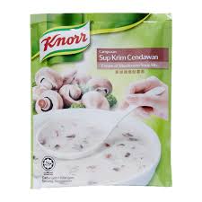 10 hingga 15 minit masa penyediaan: Knorr Cream Of Mushroom Soup Knorr Sg