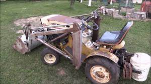Design an airfoil with good lifting power and test it in the wind tunnel. 1973 Sears Ss 16 V Twin With Kwik Way Front End Loader Youtube