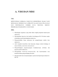 Cover letter adalah dokumen penting yang wajib dibawa fresh graduate. Visi Misi Dan Kelembagaan Pdf