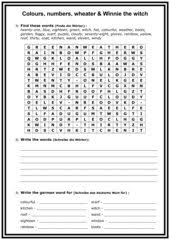 Englisch Arbeitsmaterialien Colours 4teachers De