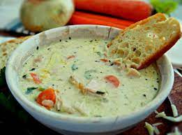 French Cream Of Chicken Soup With Herbes De Provence Recipes Creamy Chicken Soup Food