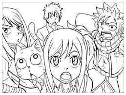 Fairy tale anime coloring sheets. Fairy Tail Free Printable Coloring Pages For Kids