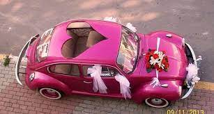 Proposal Marriageproposal Car Inspiration Volkswagen Bug Pink Car