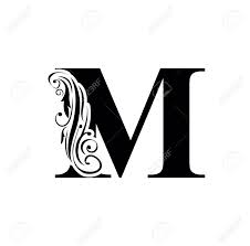 Create various stylish alphabet letters as per your wish and use it in your instagram bio, facebook, twitter & on other social networks. Letter M Vintage Black Flower Ornament Initial Letters Alphabet Logo Vector Royalty Free Cliparts Vectors And Stock Illustration Image 149242146