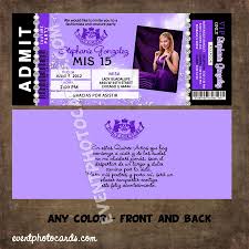 Juicy Couture Invitations Purple Quinceanera Purple Invitations Sweet 15 Invitations