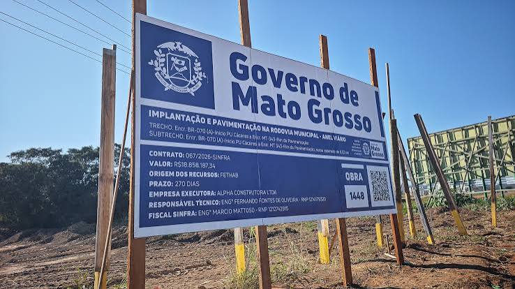 Novo anel vi&aacute;rio ligar&aacute; BR-070 &agrave; MT-343 em C&aacute;ceres &ndash; Muvuca Popular