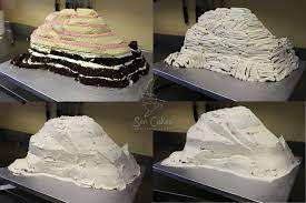 Go to williams & sonoma a mesa is shaped like a mountain, but has a flat top. Mountain Cake Cakestories Ca