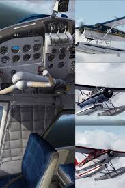 Our 3d Modeling Outsource Studio Created The 3d Model Of The Dehavilland Dhc 2 Beaver For Flight Simulators Like P3d Xplane And Etc The 3d In 2020 Light Texture Model Night Light