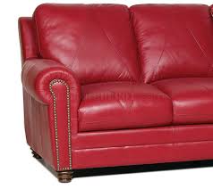 $300.00 or fair offer highly versatile faux leather love seat in bold and dramatic red. Weston Sofa Loveseat Set In Red Full Leather W Options