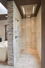 A Walk In Shower Means No Glass To Clean Dream House Dream Bathrooms Home
