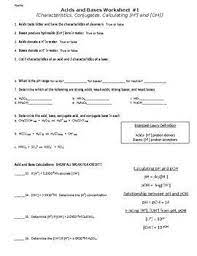 Some of the worksheets for this concept are lesson 8 acids bases and the ph scale time ii, inquiry and assessment unit, acids bases practice work, acids bases work, work 10 1 acid base and ph pdf, strong acids and bases work, calculating ph and poh work, acid and base ph calculations supplemental work key. Acids And Bases Worksheet And Review Chemistry Worksheets Printable Worksheets Word Problem Worksheets