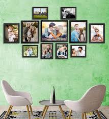 Fast shipping and orders $35+ ship free. Buy Black Wood Collage Photoframes Set Of 11 By Art Street Online Collage Photo Frames Photo Frames Home Decor Pepperfry Product