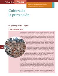 El verbo en infinitivo es el verbo sin conjugar y termina en ar, er o ir. Cultura De La Prevencion Formacion Civica Y Etica 6to Bloque 5 Apoyo Primaria