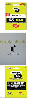 Can i buy a straight talk phone and use my at&t sims. Straight Talk Rob Refill Card 30 Day 45 Prepaid Unlimited Service Plan Phone Ebay International Sim Card Straight Talk Wireless Travel Sim Card