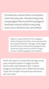 Pin Oleh Dyas Line Di Good Kesehatan Mental Fakta Psikologi Psikologi