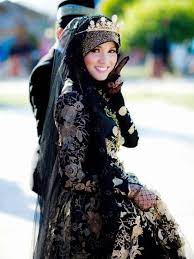 Pin Di Gambar Foto Gaun Pengantin Wanita Negara Muslim