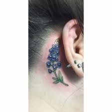 Bluebonnet Tattoo By Christian Sauceda At World Famous Texas Body Art Houston Tx I Redd It Submitted By Bluebonnet Tattoo Wrist Tattoos For Guys Neck Tattoo