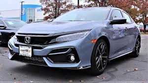 This is a walk around and demo of the 2 hottest new civics. 2020 Honda Civic Sport Touring Manual Is This A Luxury Civic Si Youtube