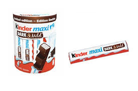 Kinder Maxi Edition Limitee Dark Mild En 2020 Barre Chocolat Agroalimentaire Barres Chocolatees