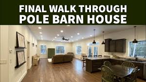 We call it living large in a smaller home!. Final Walkthrough Tour Pole Barn House Youtube