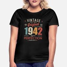 Original Jahrgang 1942 geboren am Geburtstag 80 Jahre' Frauen Slim Fit  T-Shirt | Spreadshirt