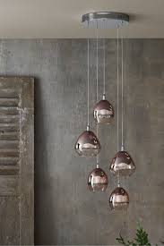 Bella 5 Light Cluster Cluster Lights Cluster Pendant Lighting Rose Gold Pendant Light