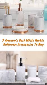 Shop online for quick delivery with 28 days return or click to collect in store. 7 Amazon S Best White Marble Bathroom Accessories To Buy