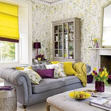 The different tones of teal in this college dorm room is so cute! 30 Images Of Amusing Purple Yellow Living Room Hausratversicherungkosten