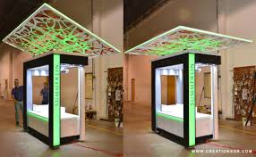 Modern Specialty Kiosk Design With Led Lighting Kiosk Design Design Retail Design