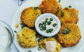 Hush puppies are a classic southern side dish that while delicious, may not be the healthiest food in the world. Hushpuppies With Remoulade Vegan Gluten Free One Green Planet