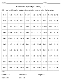 Add these free printable science worksheets and coloring pages to your homeschool day to reinforce science knowledge and to add variety and fun. 10 Best Halloween Multiplication Coloring Printables Printablee Com