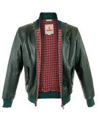 Baracutag9 Original Harrington Jacket 318 Dandy Fellow Leather Jacket Men Leather Jacket Harrington Jacket