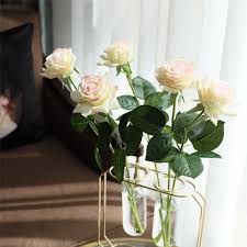 Beautiful rose flowers beautiful flower arrangements amazing flowers diy flowers floral bonsai cuidados. Blush Pink Flowers Latex Roses For Wedding Party Decor 10pcs Vanrina