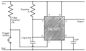 Circuit diagram enables you to make electronic circuit diagrams and allows them to be exported as the emf calculator can calculate the electromagnetic field generated by a single symmetrical. 555 Ne555 Monostable Circuit Calculator