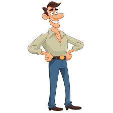 Arrogance Clipart Cartoon Man With Jeans And Belt Vector, Arrogance, Clipart,  Cartoon PNG and Vector with Transparent Background for Free Download