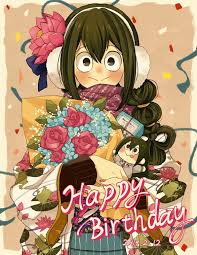 Happy Birthday My Waifu 3 My Hero Academia Tsuyu Anime Hero Academia Characters