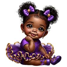 Afro Baby Svg