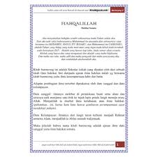Seperti disebutkan dlm hadits qudsi : Kitab Fiah Qolillah Barencong Shopee Indonesia