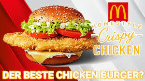 I find that splitting your chicken breast allows the chicken to cook evenly and keeps you from overcooking it — no one wants dry chicken. Test Der Beste Chicken Burger Von Mcdonald S Homestyle Crispy Chicken Im Test Youtube