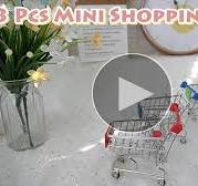 Amazon.com: SKYCOOOOL Mini carrito de compras de 3 piezas ...